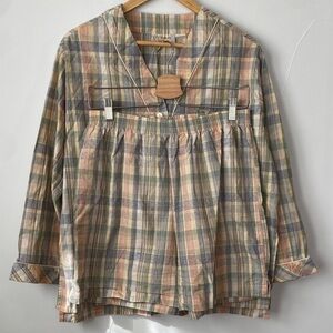 Gold label Victoria Secret plaid PJ set